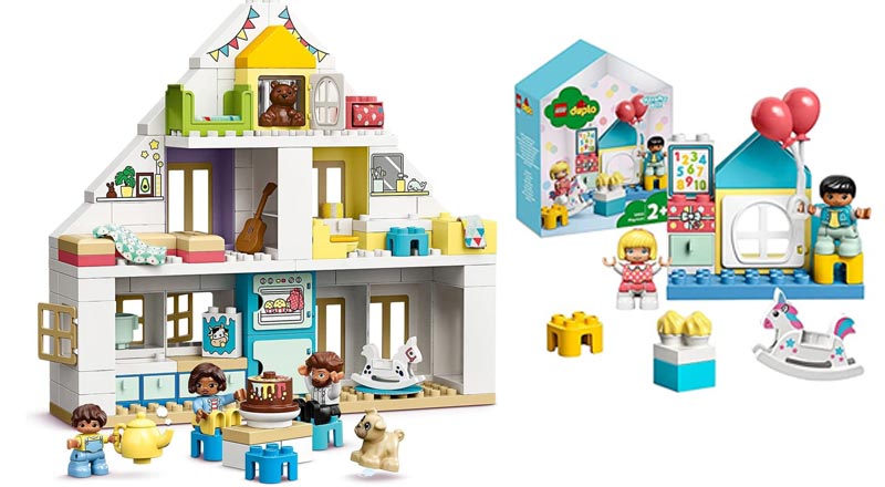 Puppenhaus mit großen Bausteinen von Lego Duplo